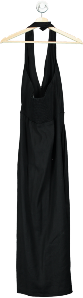 Anthropologie Black Sleeveless Maxi Dress UK M