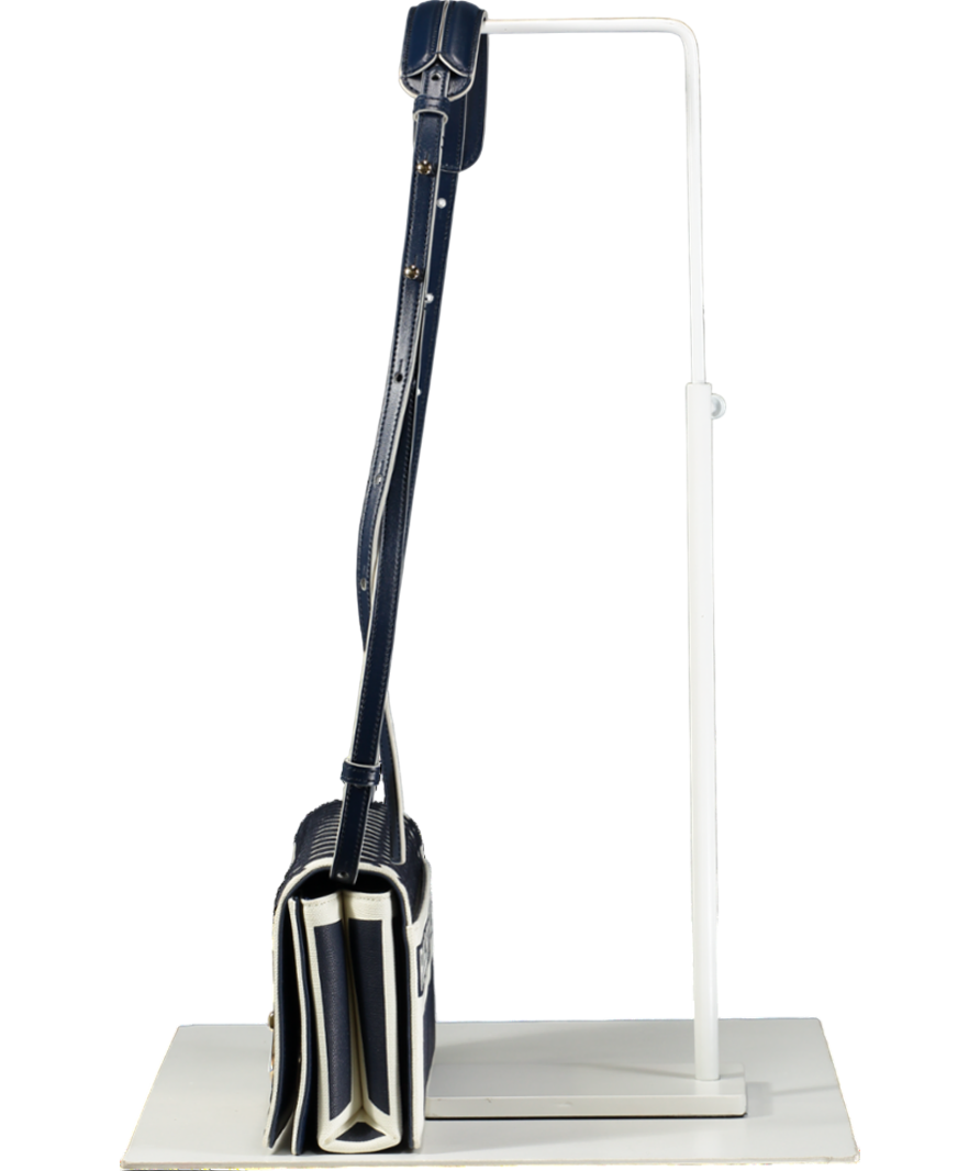 Roger Vivier Blue Illusion Logo Shoulder Bag