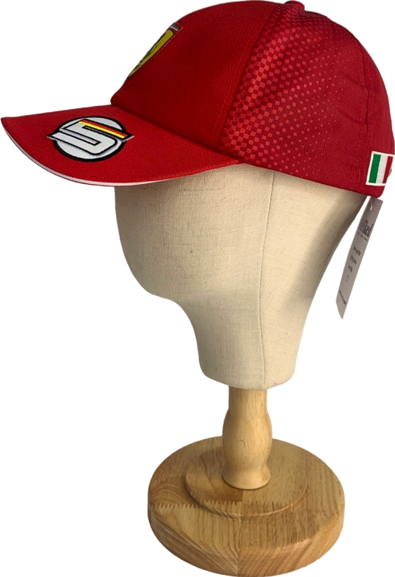 Puma Red Ferrari Cap UK Kids One Size