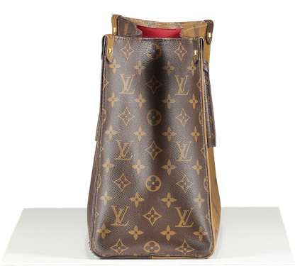 Louis Vuitton Brown Monogram Canvas M45321 Onthego Mm Tote Bag One Size