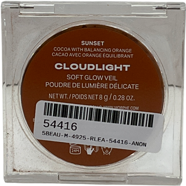 Morphe Cloudlight Soft Glow Veil Finishing Powder Sunset 8g