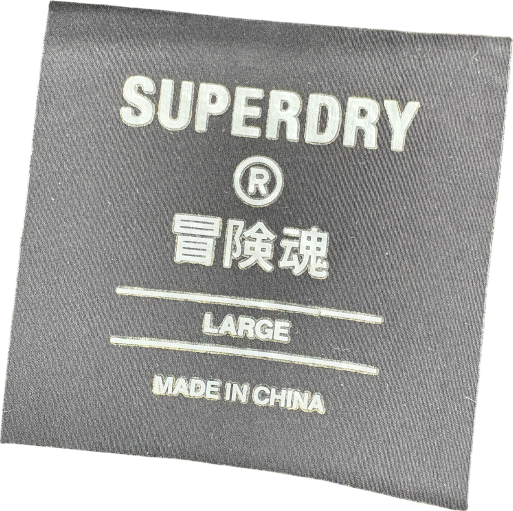 Superdry Black Lightweight Gilet UK L