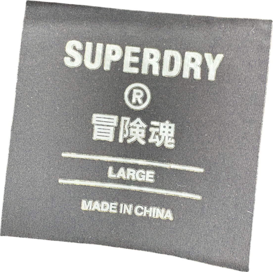 Superdry Black Lightweight Gilet UK L