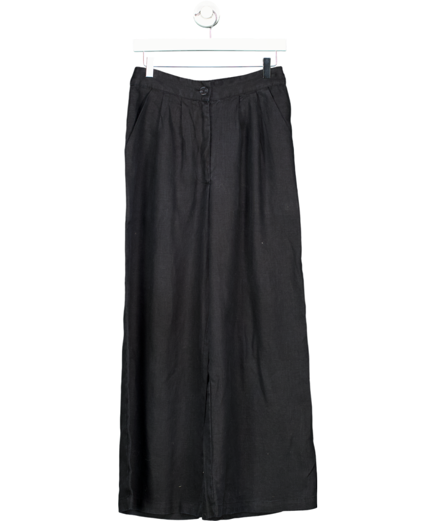 Faithful The Brand Black Wide Leg Trousers UK S