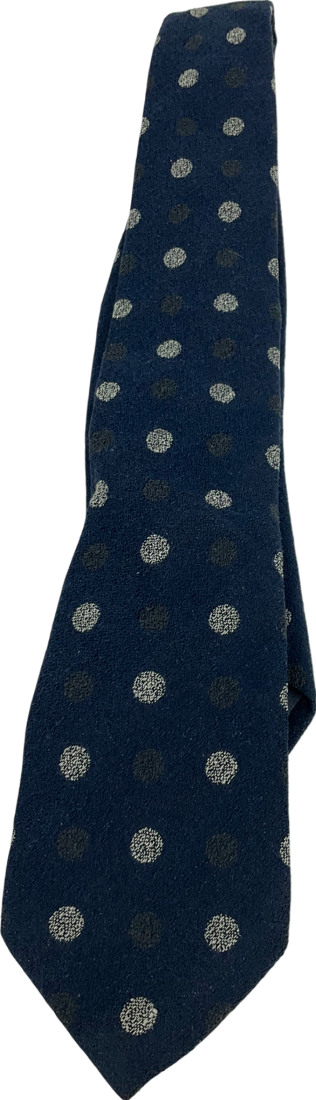 Boggi milano Navy Blue Polka Dot Neck Tie