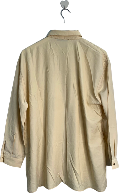 Very Beige Long Sleeve Shirt UK 20