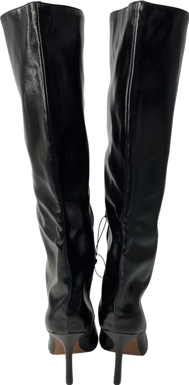 River Island Black Heeled Boots UK 6 EU 39 👠