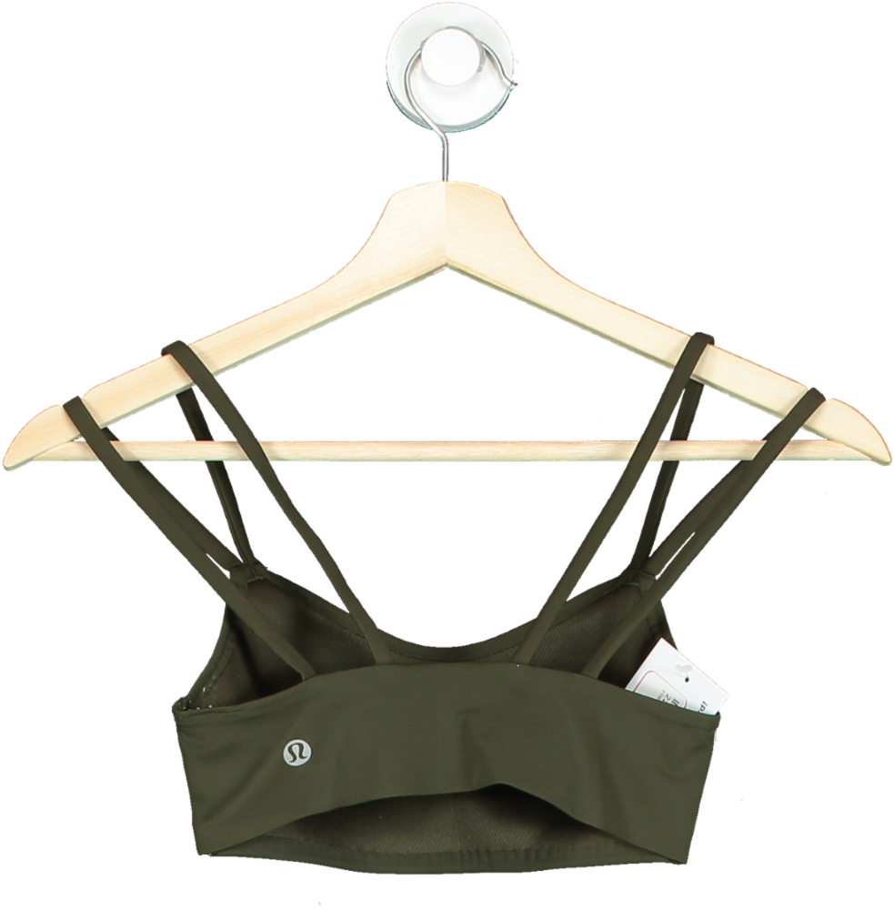 Lululemon Olive Green Double Strappy Sports Bra No Size