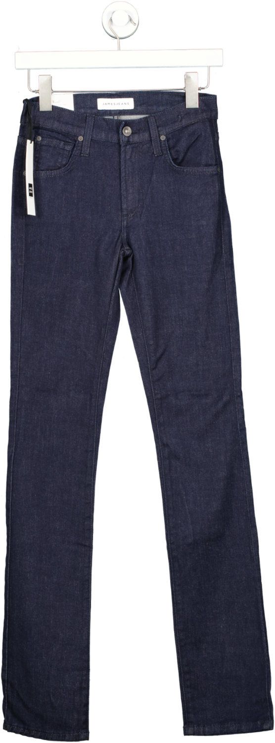 James Jeans dark Blue Hunter High Rise Straight Leg Jeans - Trinity W25
