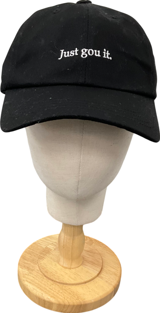 peggy goods Black Just Gou It Baseball Cap One Size
