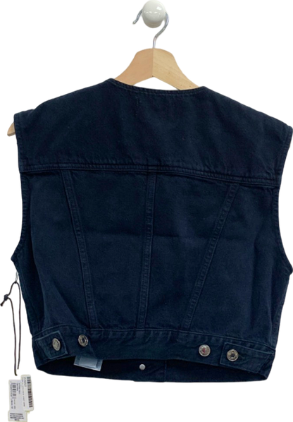 Agolde Smudge Denim Vest UK M