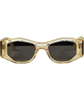 Valley Beige Valiant Clear Frame Sunglasses One Size