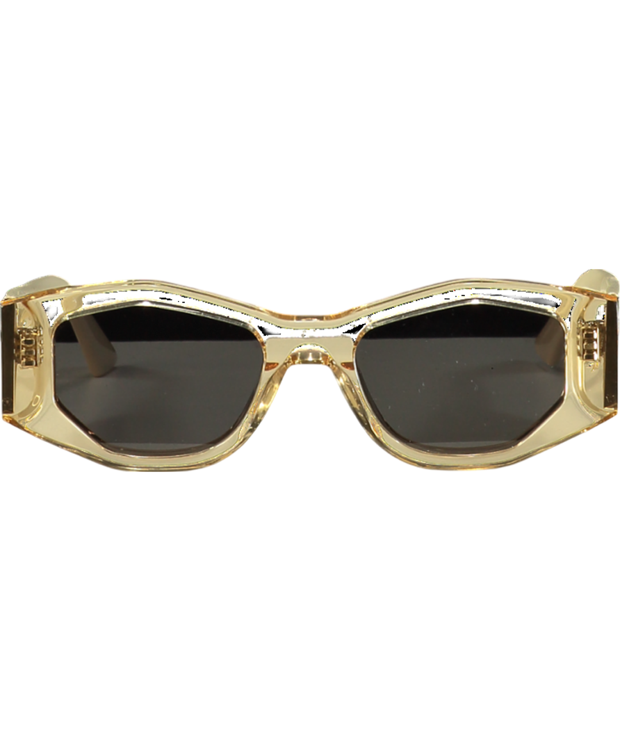 Valley Beige Valiant Clear Frame Sunglasses One Size