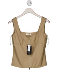 4th &RECKLESS Tailored Sleeveless Zip Detail Top