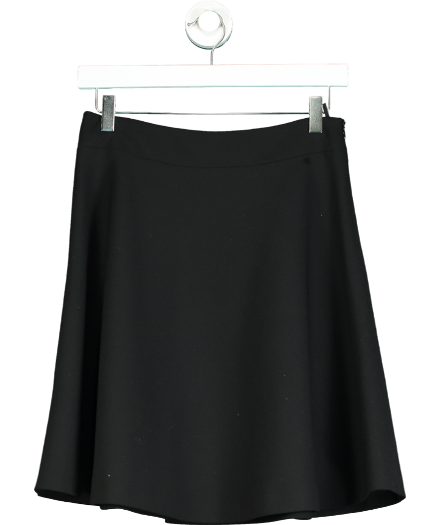 Valentino Black Flared Mini Skirt UK 10