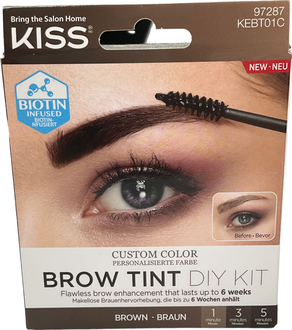 kiss Brow Tint Diy Kit Brown One size