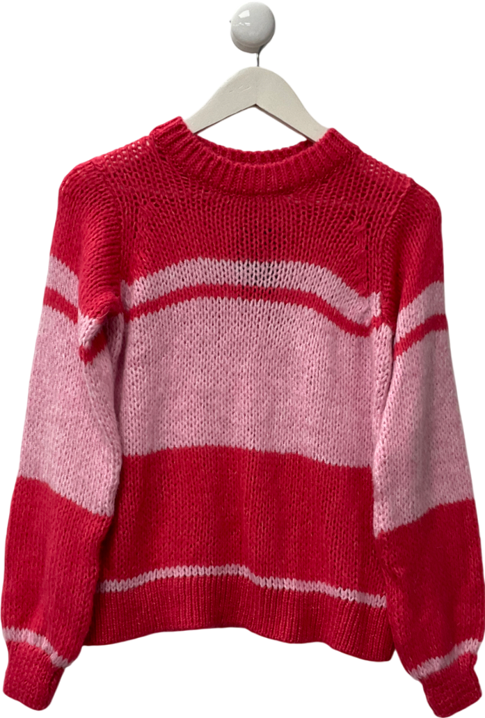 joules Pink Knitted Sweater UK 8