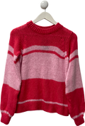 joules Pink Knitted Sweater UK 8