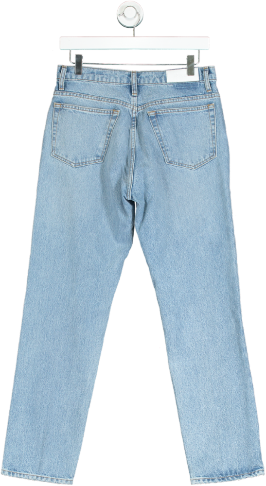 RE/DONE Blue 70s Straight Distressed Jeans W29