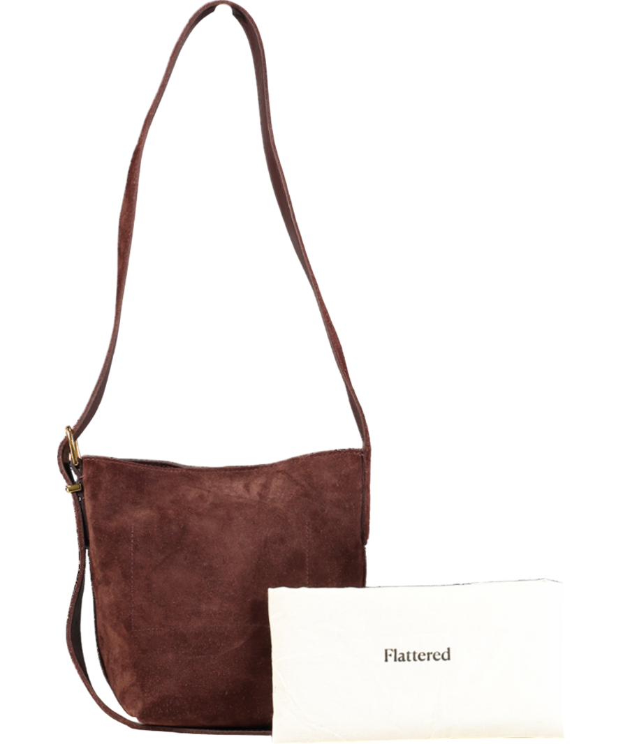Madewell Brown The Essential Bucket Tote In Suede One Size