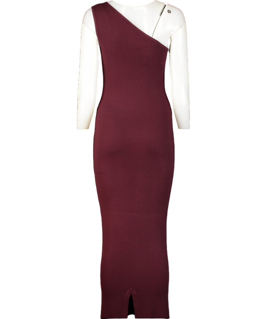 Myra Swimwear Red Beau One Shoulder Maxi Dress UK XS/S