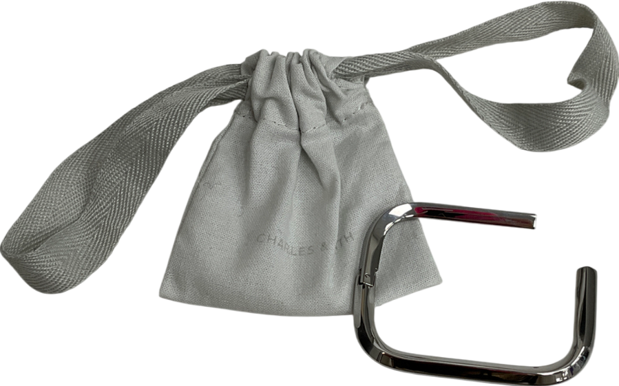 Charles & Keith Metallic Angular Cuff Bracelet