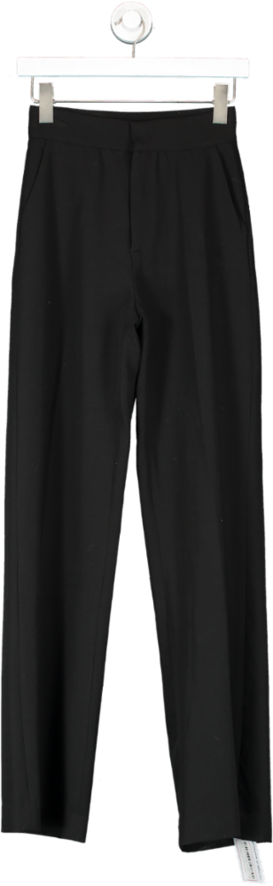 BOA Black Formal Straight Leg Trousers UK XS