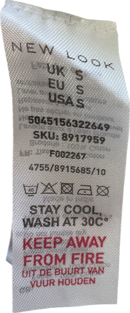 New Look Gini London White Tiered Lace Embroidered Maxi Skirt UK S