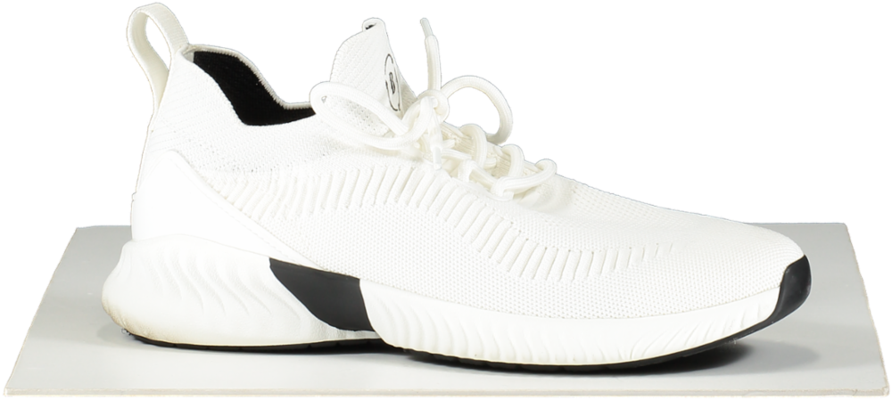 Boggi Milano White Willow Recycled Yarn Trainers UK 9 EU 43 👞