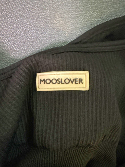 Mooslover Black Ribbed Bodysuit