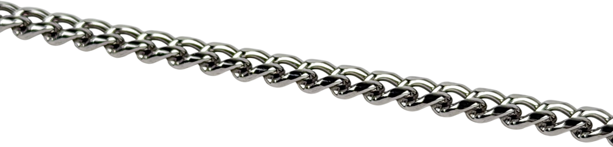 CRAFTD LONDON Stainless Steel Cuban Bracelet 4mm