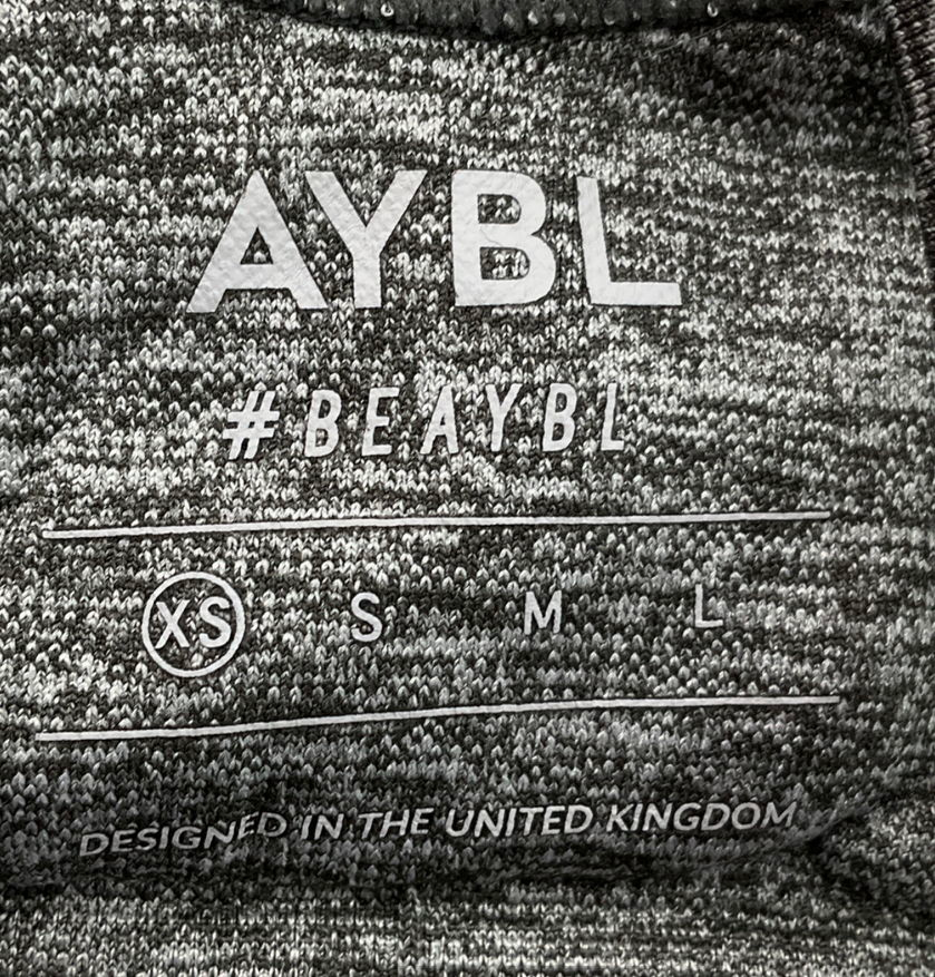 aybl Grey Empower Seamless Sports Bra UK XS