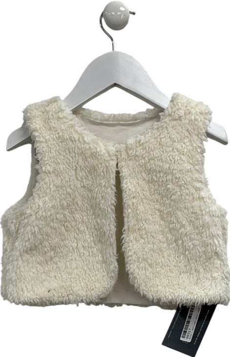 Angel & Rocket Cream Cici Faux Fur Gilet 3 Years