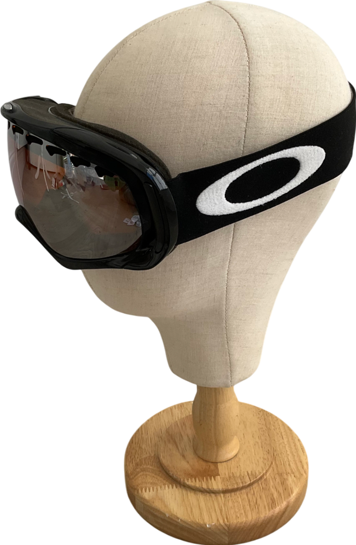 Oakley Black 02-850j Unisex Adult Crowbar Polarized Rectangular Plutonite Snow Goggles One Size