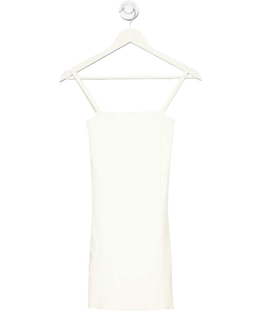 SIR. The Label Cream Ribbed Knit Mini Dress UK 8