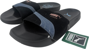 Puma Black Suede Sliders UK 8 EU 42