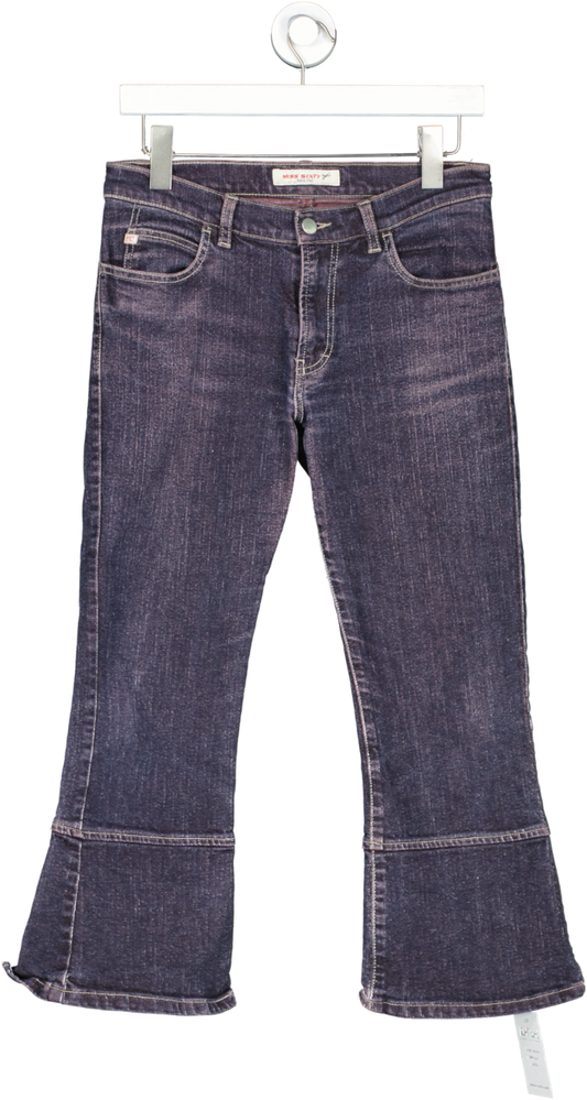 Miss Sixty Blue Purple Wash Boot Cut Hem Jeans UK 6