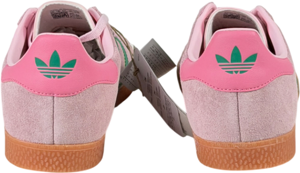 ADIDAS Gazelle Pink / Green Trainers Jp7128 U UK 6 EU 39