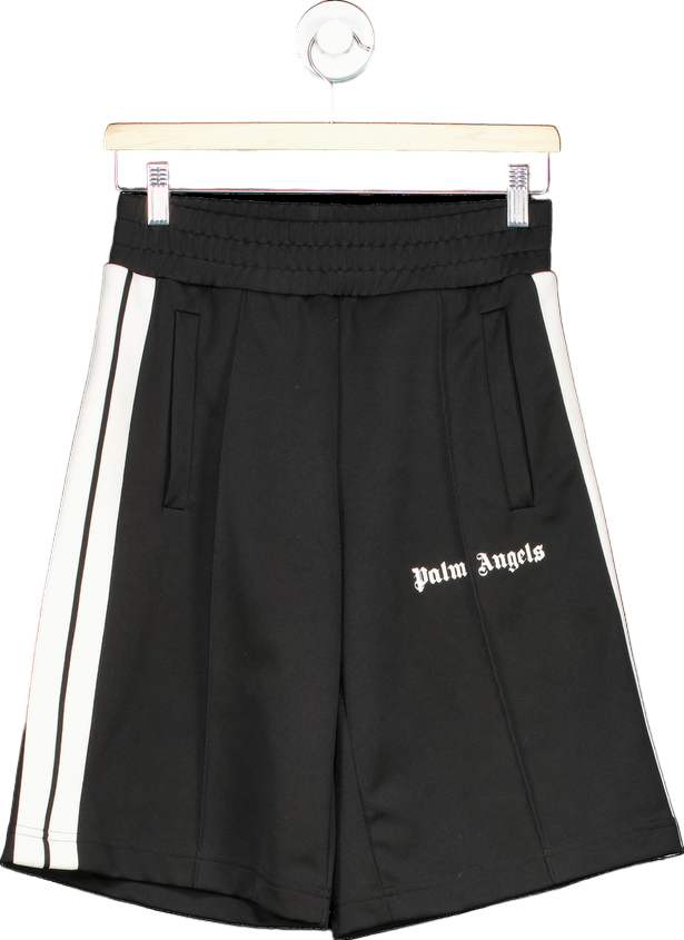 Palm Angels Black Track Shorts XXS