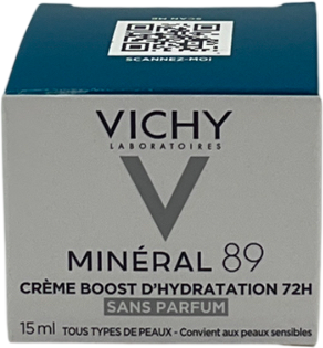 Vichy Minéral 89 72 Hr Hyaluronic Acid Moisture Boosting Cream 15ml