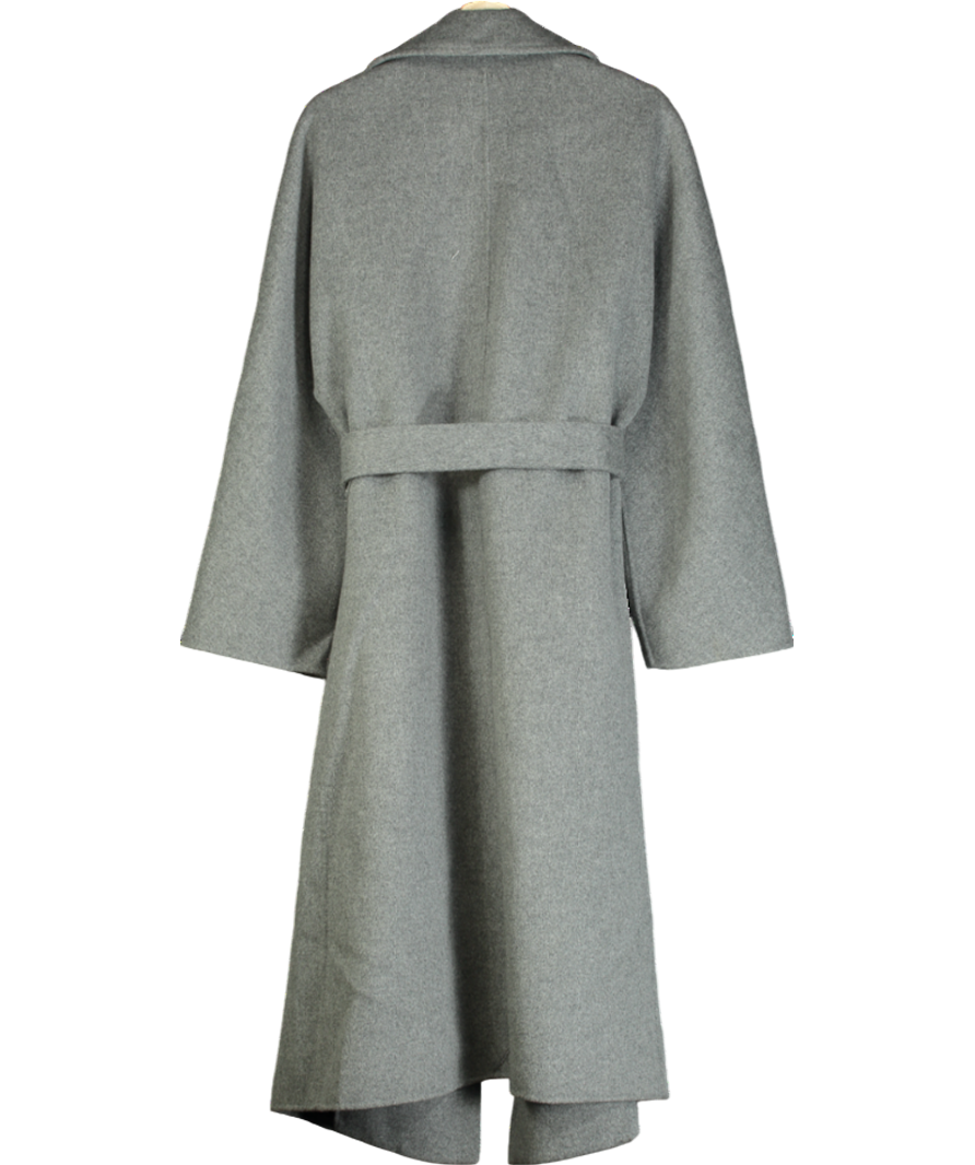 12 Storeez Grey Belted Wool Coat UK XS/S