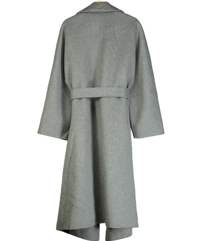 12 Storeez Grey Belted Wool Coat UK XS/S