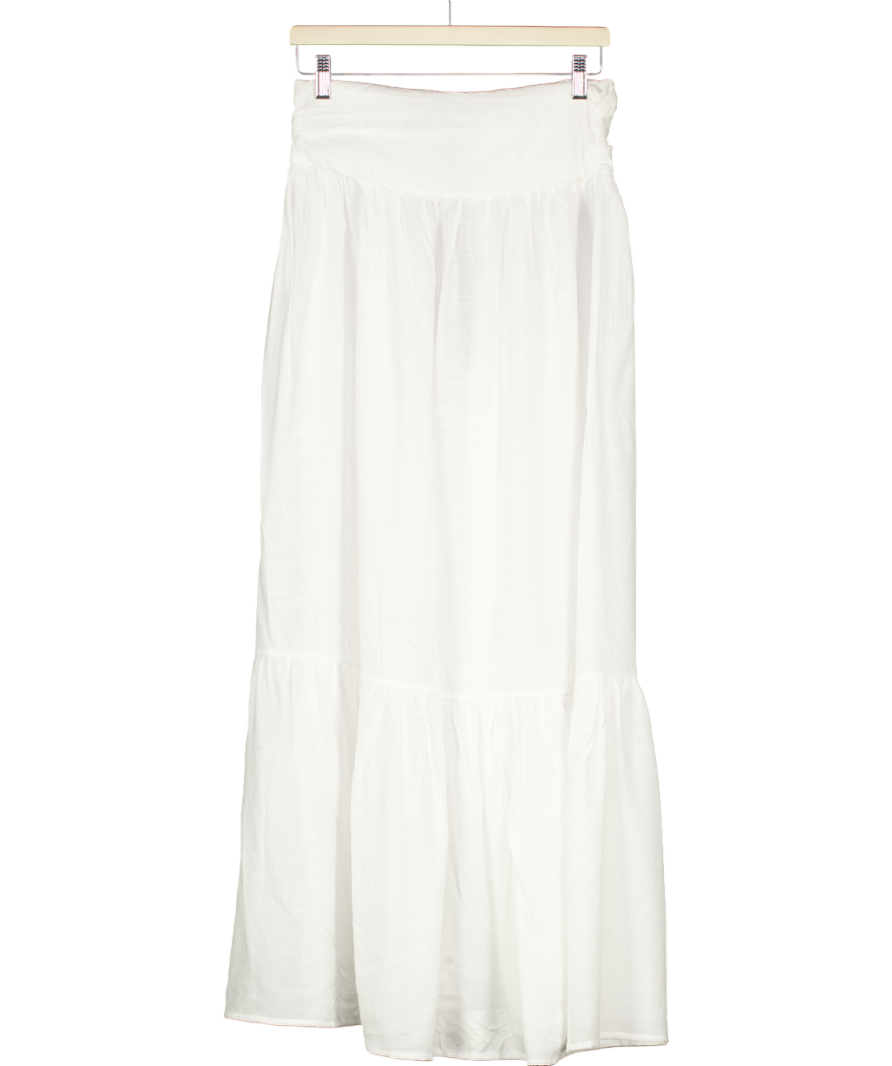 White Fox White Infatuated Maxi Skirt UK M