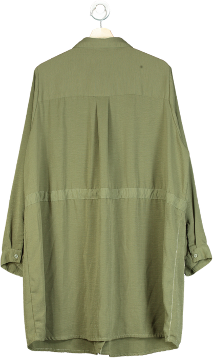 Yours Olive Green Shirt Dress UK 22-24