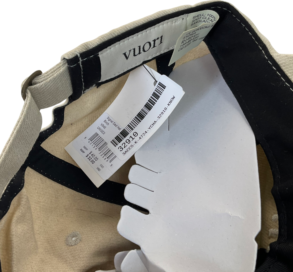 vuori Cream Signal Dad Hat One Size