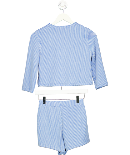 Vita Grace Blue Button Up Shirt & Shorts Co-ord UK XS/S