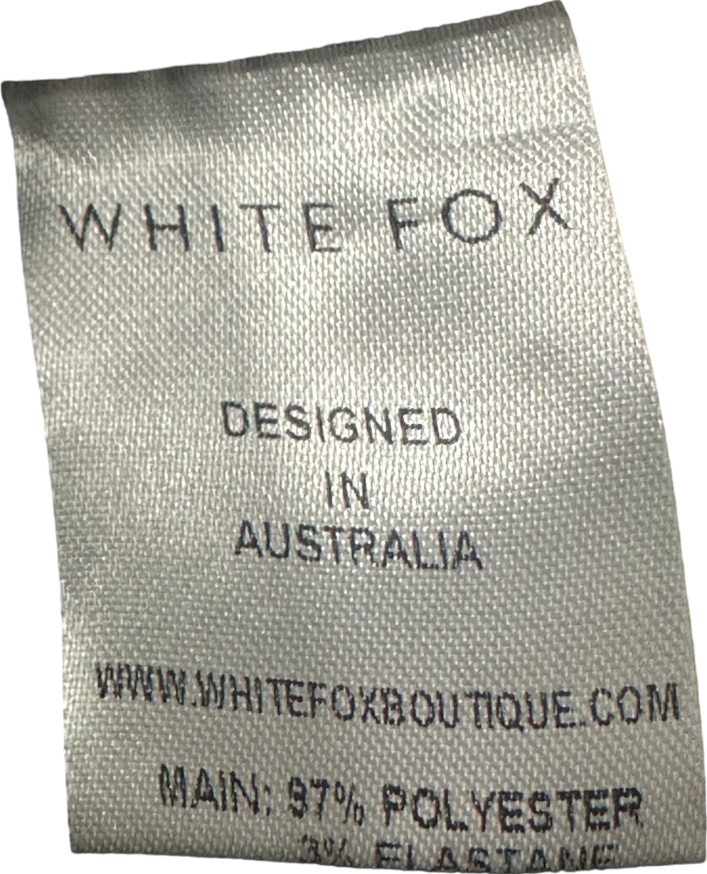 White Fox Black Full Of Flavour Midi Dress XS
