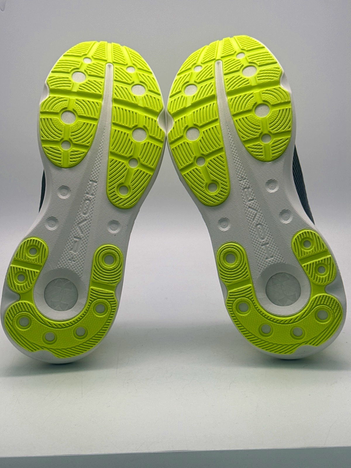 Under Armour White/Black/Neon Green HOVR Running Shoes UK 8