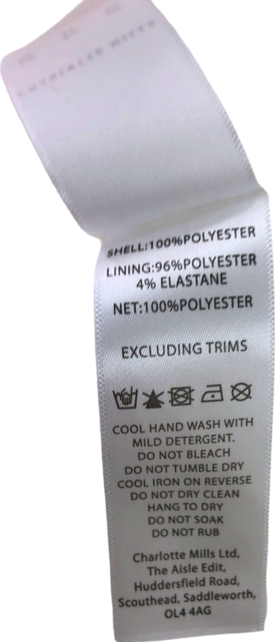 Charlotte Mills White Bow Detail Dress UK 6