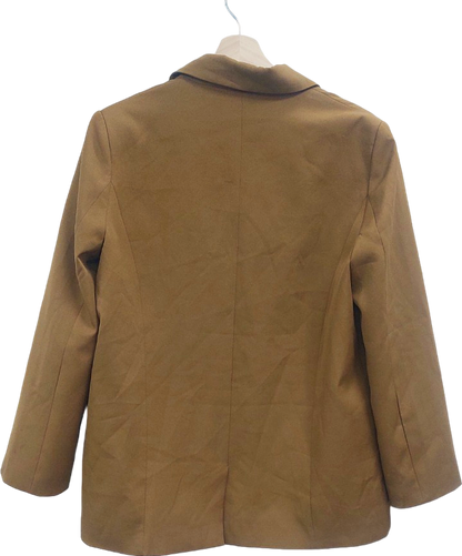 Lioness Brown Double Breasted Blazer UK S